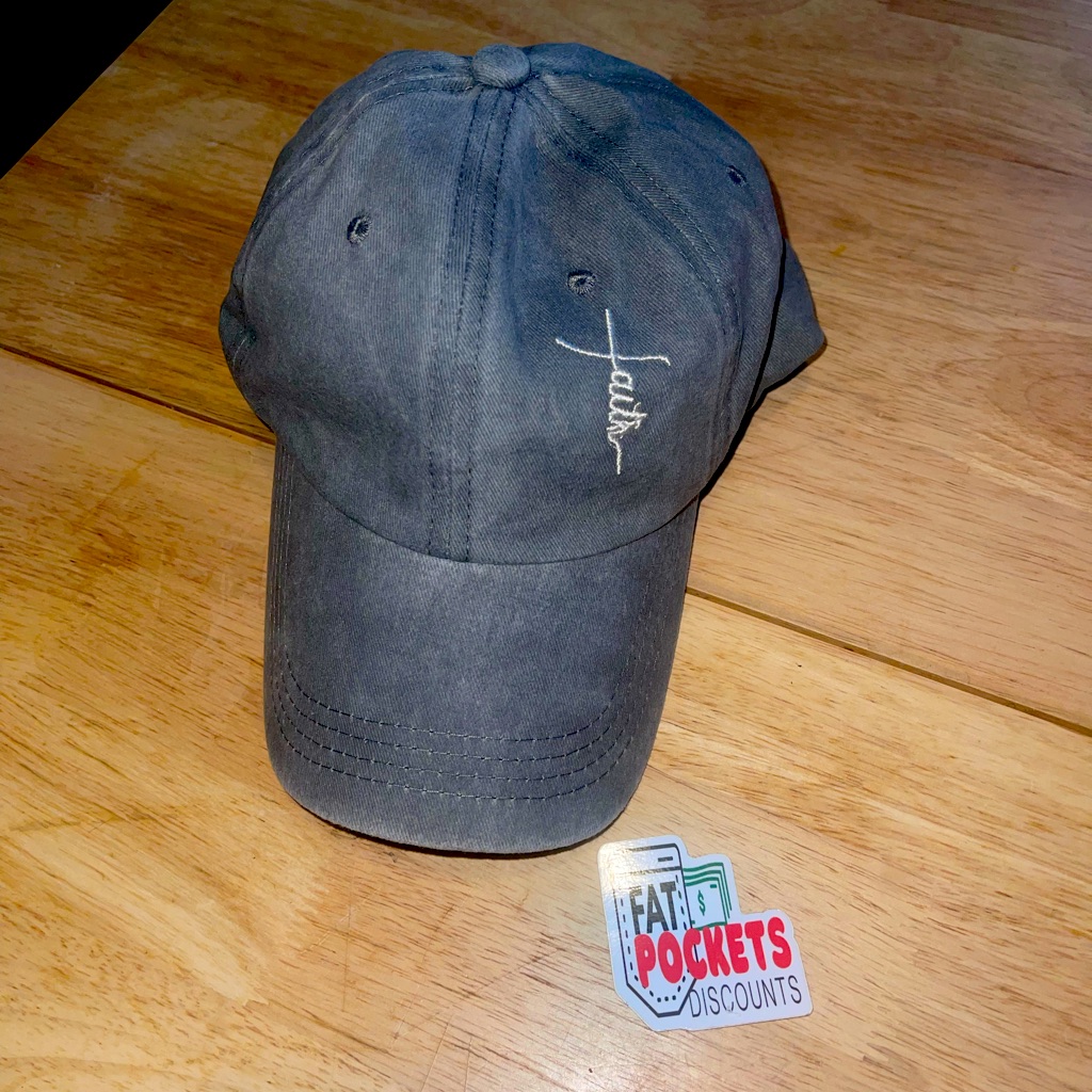Gray Adjustable Cap.